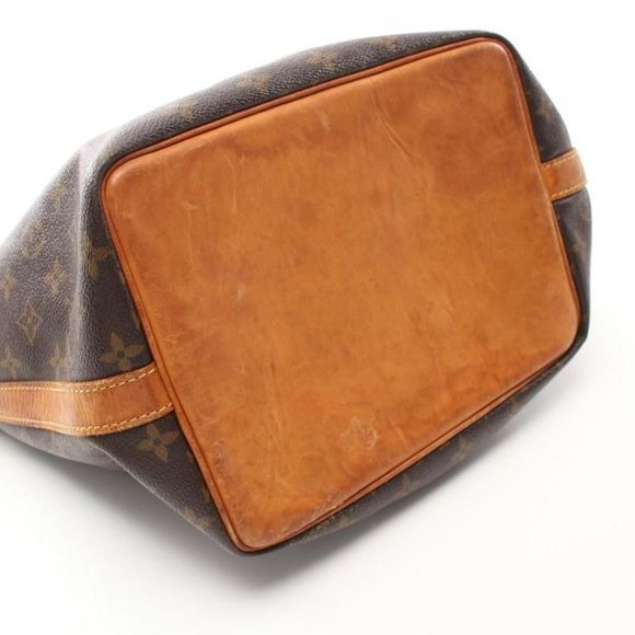 Louis Vuitton Petit Noe Monogram Shoulder Bag PVC Leather Brown - Picture 6 of 7